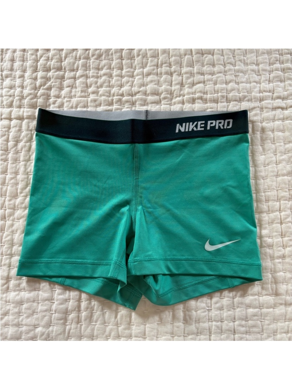 Nike Pro Green Athletic Shorts